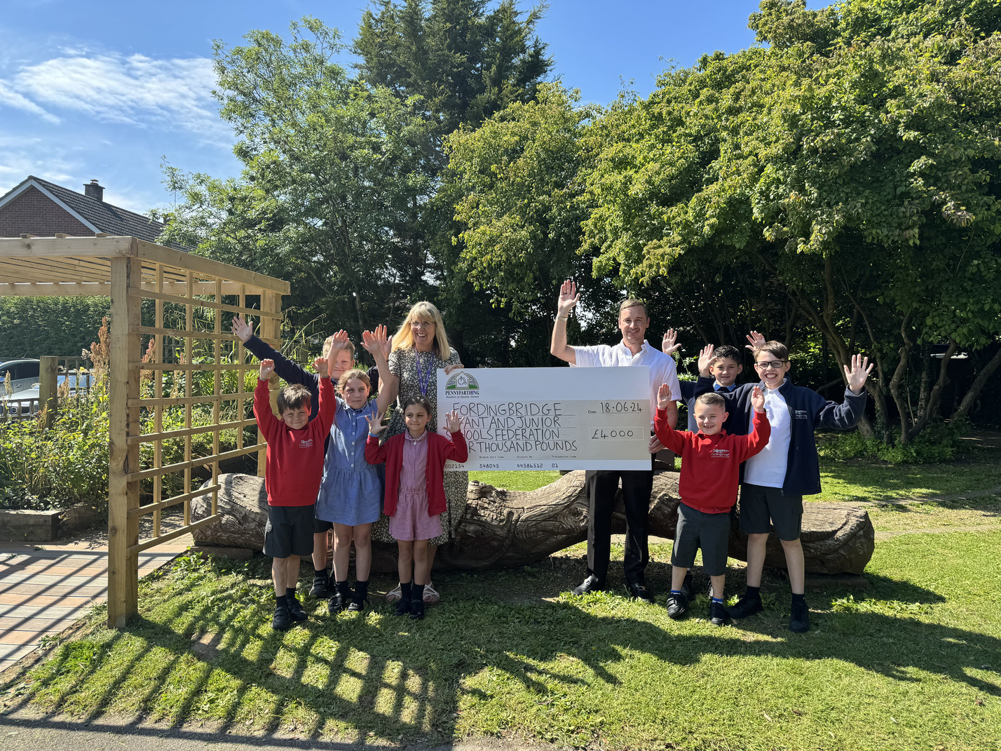 Building Bright Futures: Local Housebuilder's Generous Donation Lays the Foundation for Primary School Success