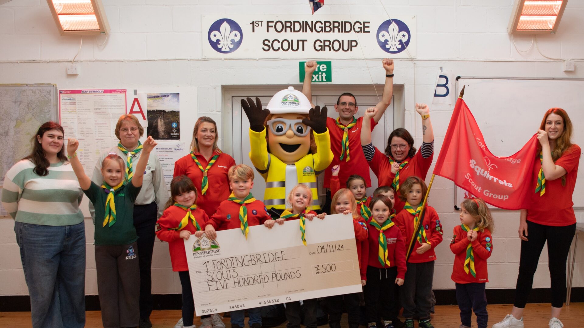 picture of Pennyfarthing Homes Strengthens Community Ties with Support for 1st Fordingbridge Scouts